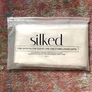 SILKED Satin Travel Pillow Sleeve (Golden Tan)